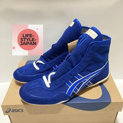 ASICS 1083A001 Blue Blue White White Men Boxing Wrestling Shoes