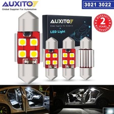 4x Auxito White Canbus Led Bulb Festoon Dome Map Cargo Light 4smd 31mm 3021 3022