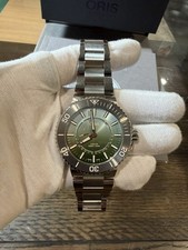 Oris Aquis Green Men's Watch - 01 743 7734 4197-Set 7