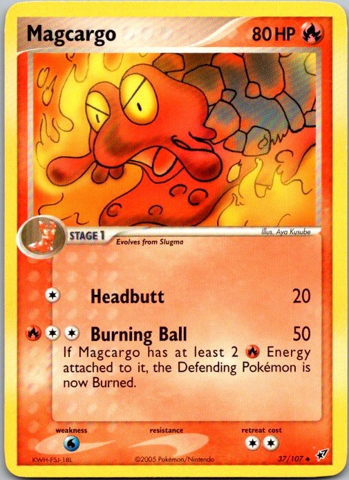 Magcargo - 037/107 Deoxys 37/107 NM