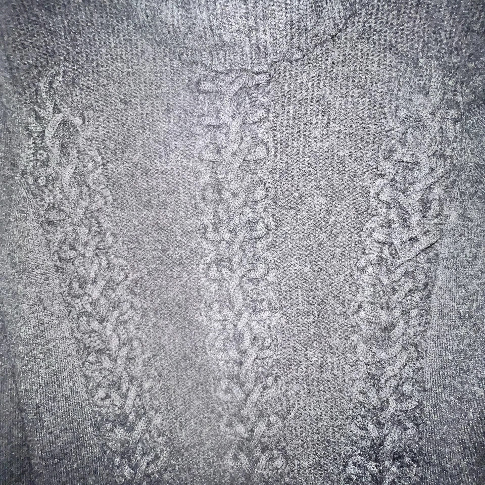 Suéter de cuello alto gris cachemir Lafayette 148 New York Foto 4 de 4