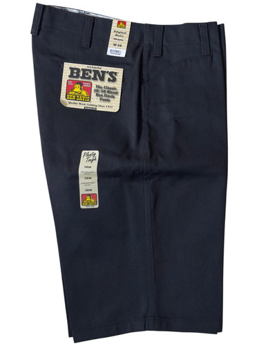 Ben Davis Plenty Tough Original Classic Shorts 50/50 Blend Size 38 Black NWT!