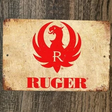 Ruger 8x12 Metal Wall Sign