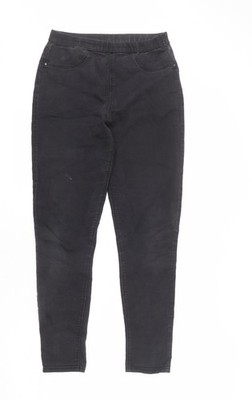 Matalan Mädchen grüne Baumwolle Jegging Jeans Größe 13 Jahre L25 im Regular Pullover