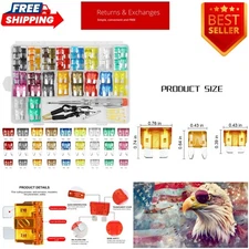 Comprehensive 306PCS Automotive Fuse Set - Standard, Mini & Low Profile Options