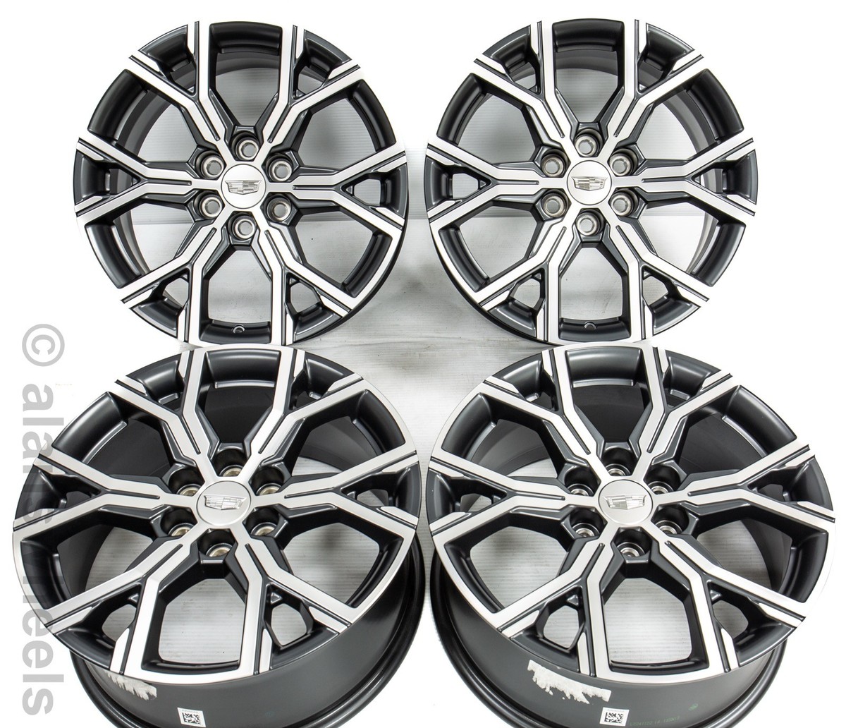 4 New Takeoff Cadillac XT5 XT6 18” Factory OEM Charcoal Mach