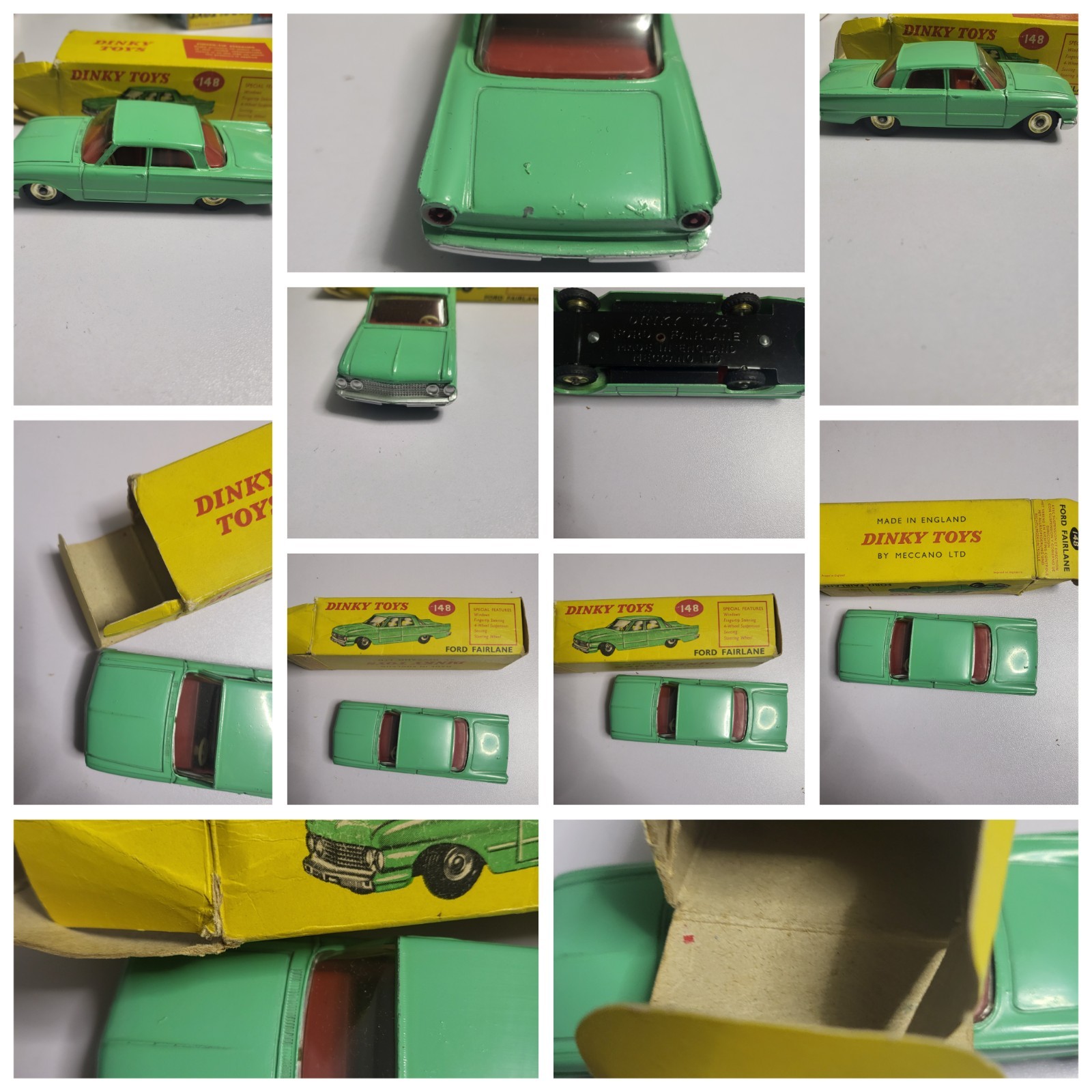 Dinky 148, Ford Fairlane - Free Price Guide & Review