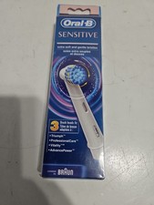 Oral-B Sensitive Gum Care Electric Toothbrush Heads Extra Soft Bristles 3-Pack