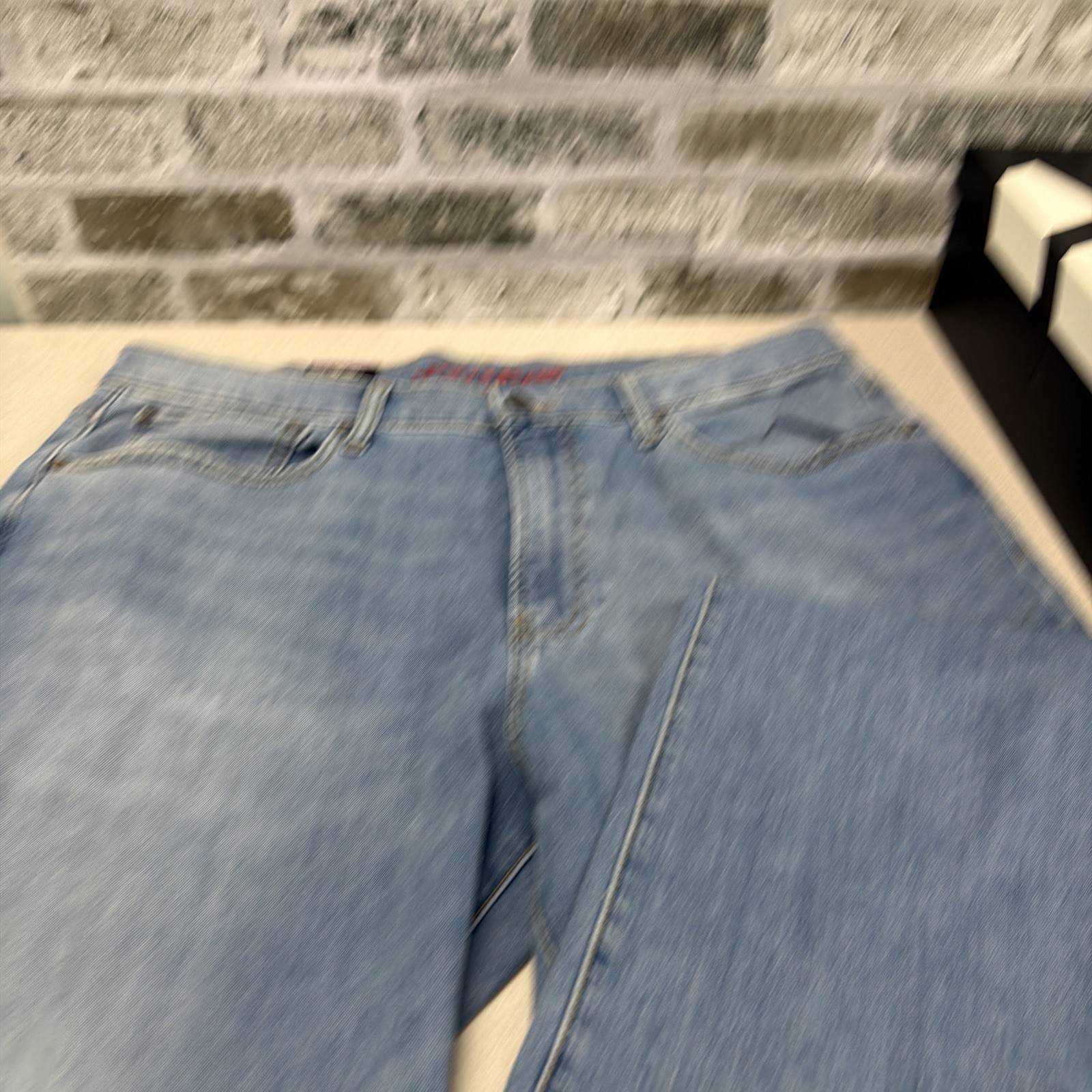 Lucky Brand 410 Athletic Straight Jeans Men's Size 36x32 Light Wash Denim Pants