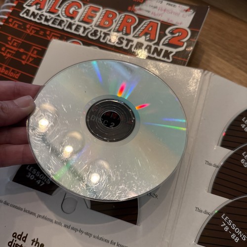 Teaching Textbooks 2.0 Algebra 2 Textbook Automated Grading CDs Answer Key Test - Picture 19 of 23
