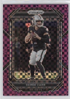 2022 Panini Prizm Purple Power Prizm 20/49 Derek Carr #169 15ej