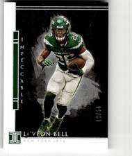 2020 Panini Impeccable Le'Veon Bell Silver #/50 #69