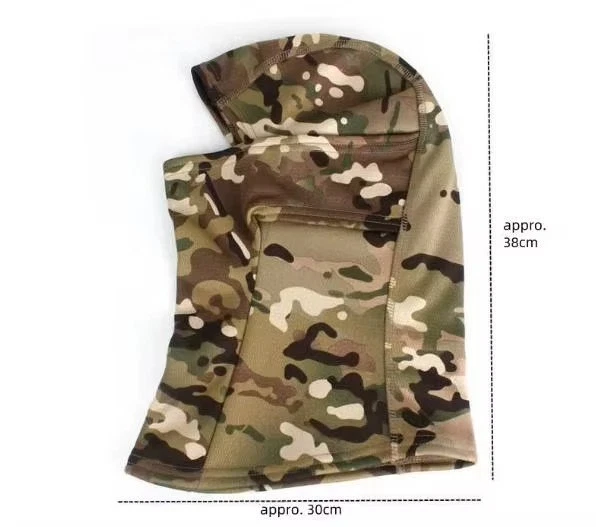 Balaclava Tactical Hunting Mask Hood Warm Fleece Lined Waterproof Ski Mask - Image 2 of 4