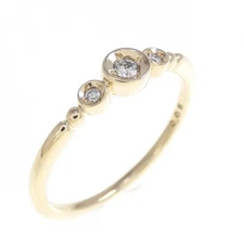 Authentic K10YG Diamond Ring 0.05CT  #260-007-322-1586
