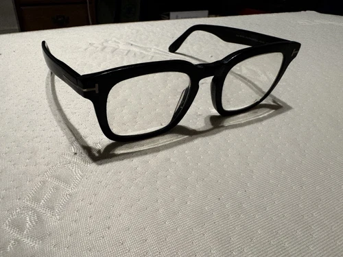 Tom Ford Square Sunglasses TF751 Dax 01V Black  Polarized 50mm FT0751