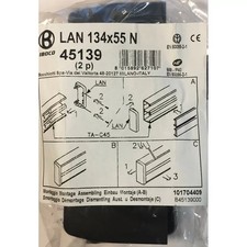 Iboco 45139 - Lan 134X55 N - 2x Waage Stecker Installation TA-C45 - Schwarz