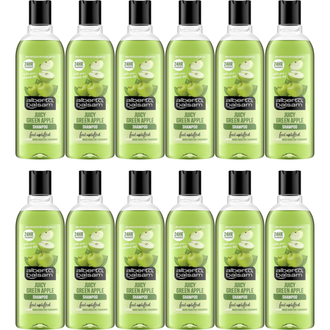 Alberto Balsam Juicy Green Apple Shampoo 300Ml - Image 6