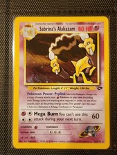 Pokémon TCG Sabrina's Alakazam Holo Gym Challenge 16/132 NM Card