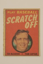 Topps Baseball Scratch Off Tim McCarver