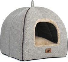 Cat Bed for Indoor Cats - Cat Cave Beds Cat House Cat Tent with Removable Was...
