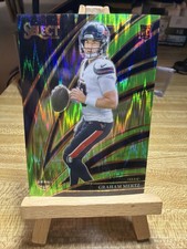 2025 Panini Select Green Shock Prizm Rookie Graham Mertz #234 Club Level /699 