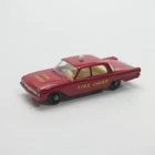 Matchbox Lesney #59 Ford Fairlane Fire Chief's Car
