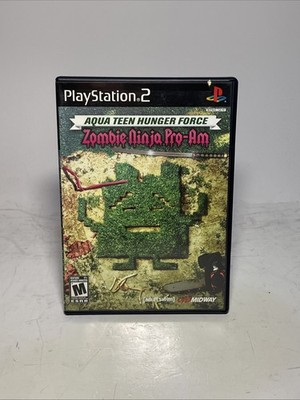 Aqua Teen Hunger Force Zombie Ninja Pro-Am !No Manual (PlayStation 2, PS2) Read