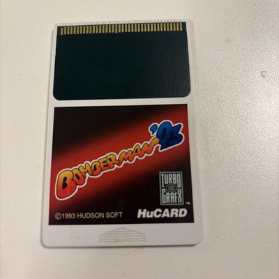 Bomberman '93 (TurboGrafx-16, 1992) Card Only