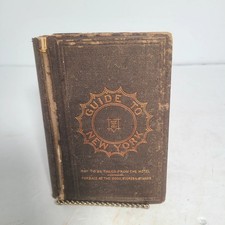 Antique Rare Guide To New York City NYC 1868 T. Ellwood Zell & Co NO MAPS