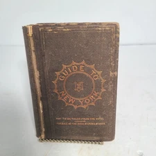 Antique Rare Guide To New York City NYC 1868 T. Ellwood Zell & Co NO MAPS 