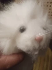 White Angora Kitten Ganz Realistic