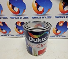 Dulux High Gloss Paint Vermillion 750ml Durable Interior Exterior