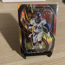 2024 Panini Select - Premier Level DeMarcus Ware #147 Red & Yellow Shock Prizm