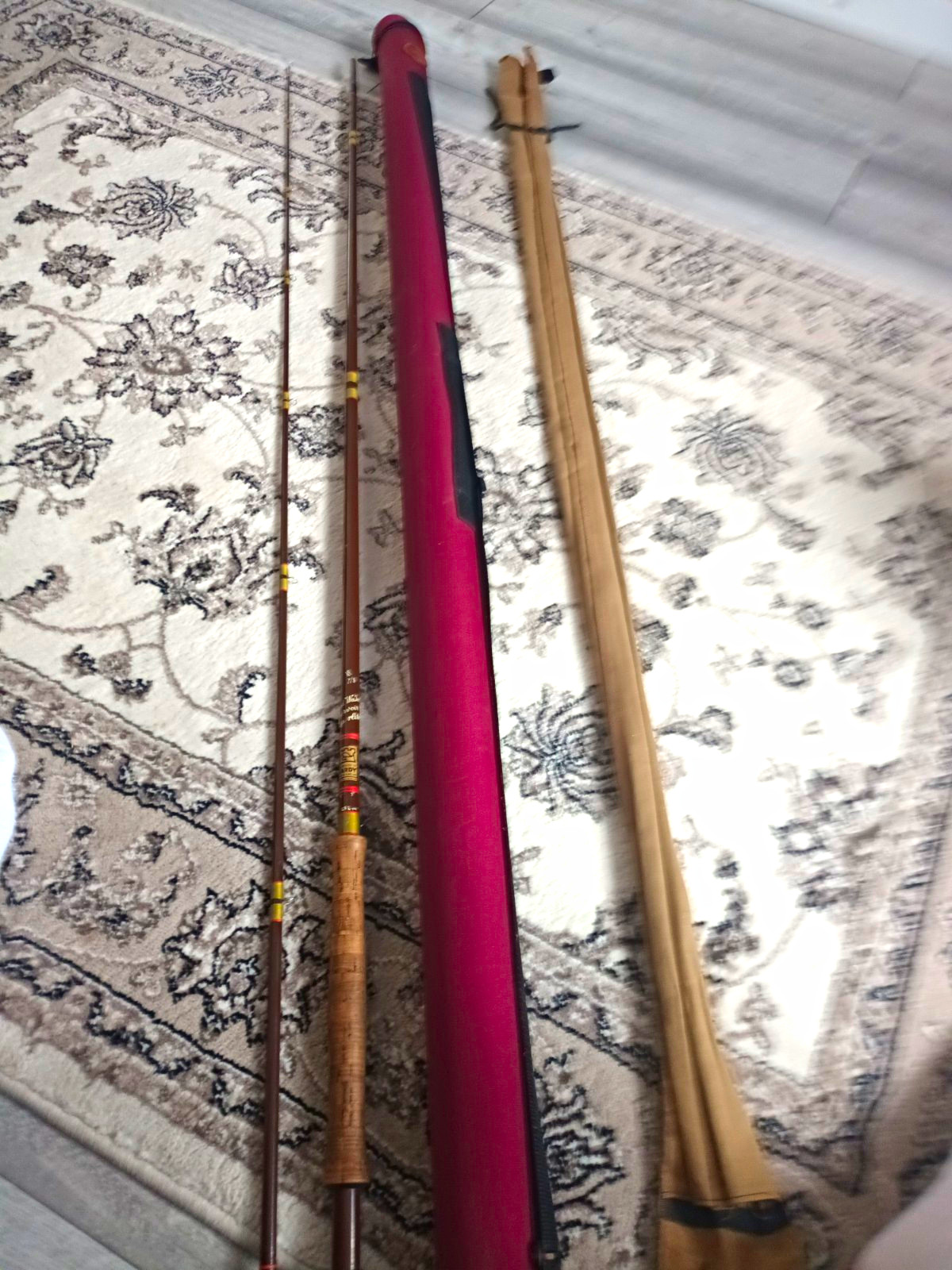 Hardy Fly Rod 7/8  Richard Walker reservoir Superlight complete with  HARDY TUBE