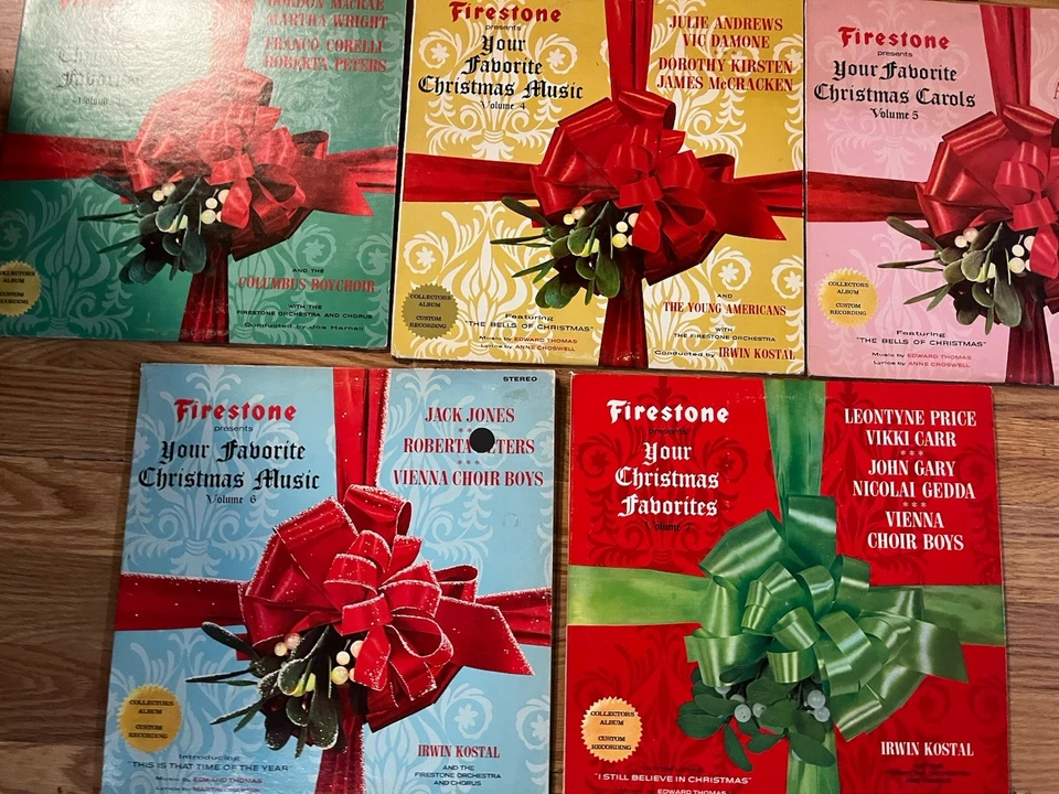 Firestone Your Favorite Christmas Vol. 1-7 ~ Vinyl Record LP Complete Set. - Image 4 of 4