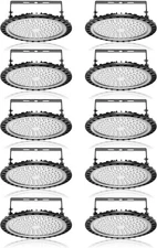 10 Pack 500 Watts UFO Led High Bay Light Led Commercial Industrial Shop Lighting