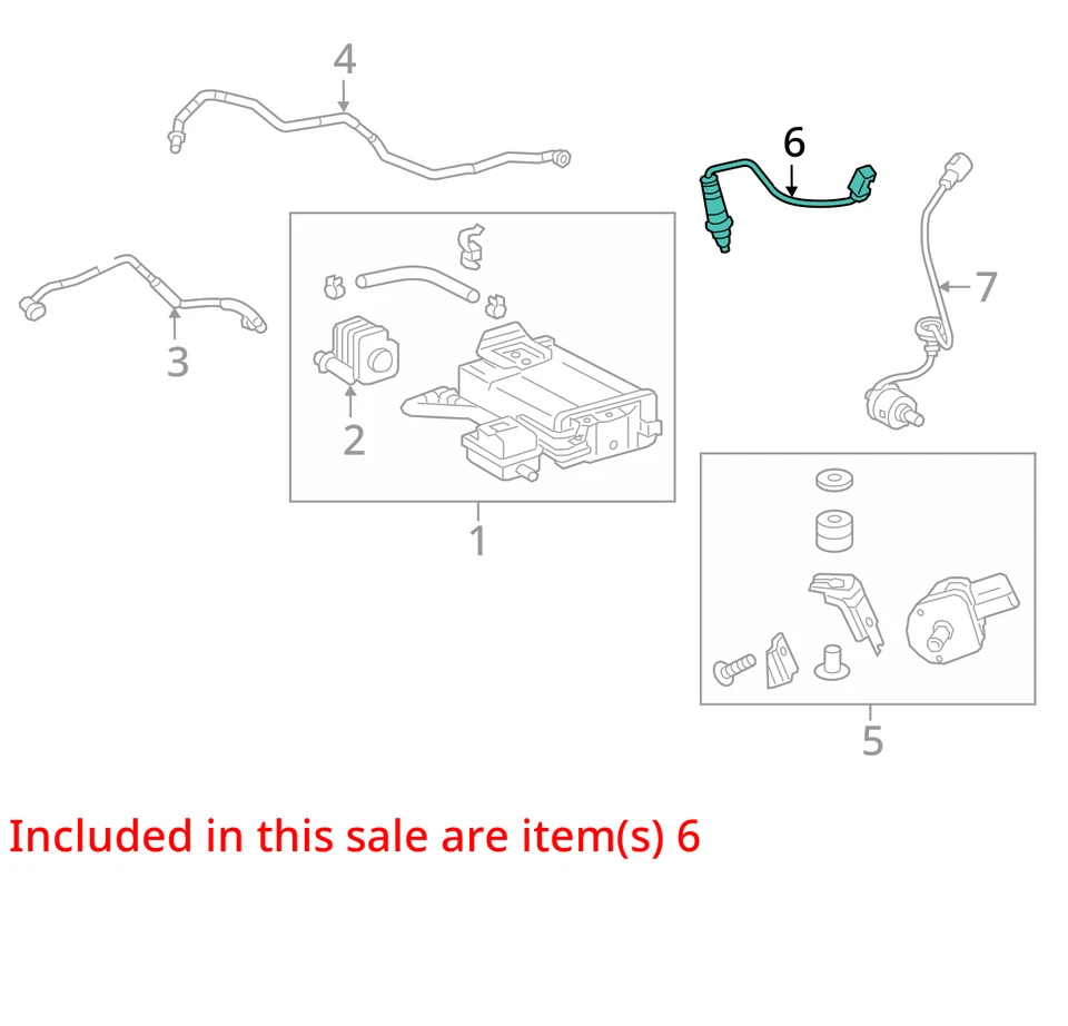 2015-2024 LEXUS RC-F RWD 5.0L UPSTREAM DOWNSTREAM O2 OXYGEN SENSOR SET OF 4 OEM - Image 3 of 4