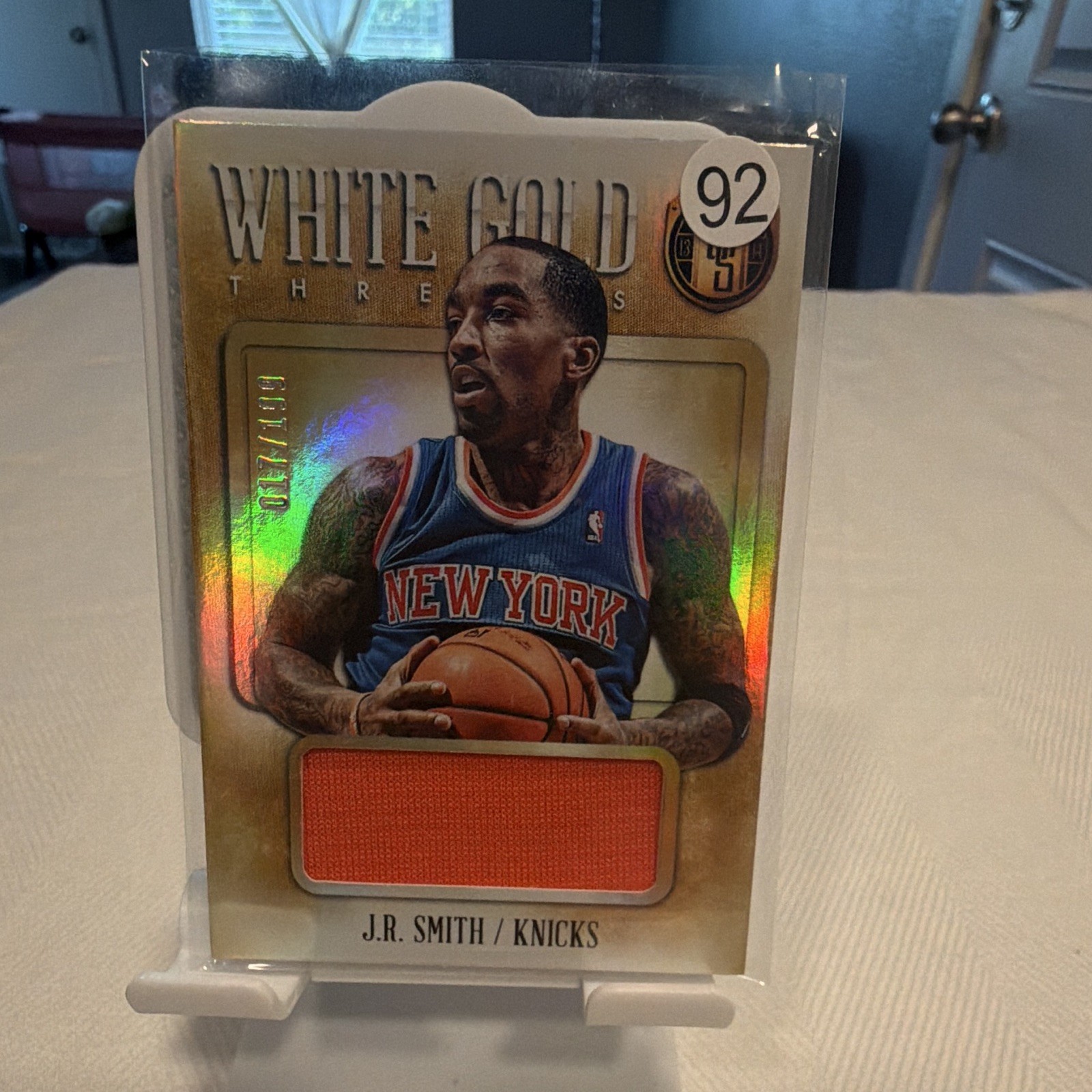 J.R. Smith White Gold Patch /199