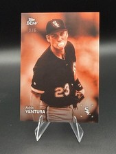 Topps 2025 Black & White Baseball Robin Ventura Orange /5 #070 White Sox