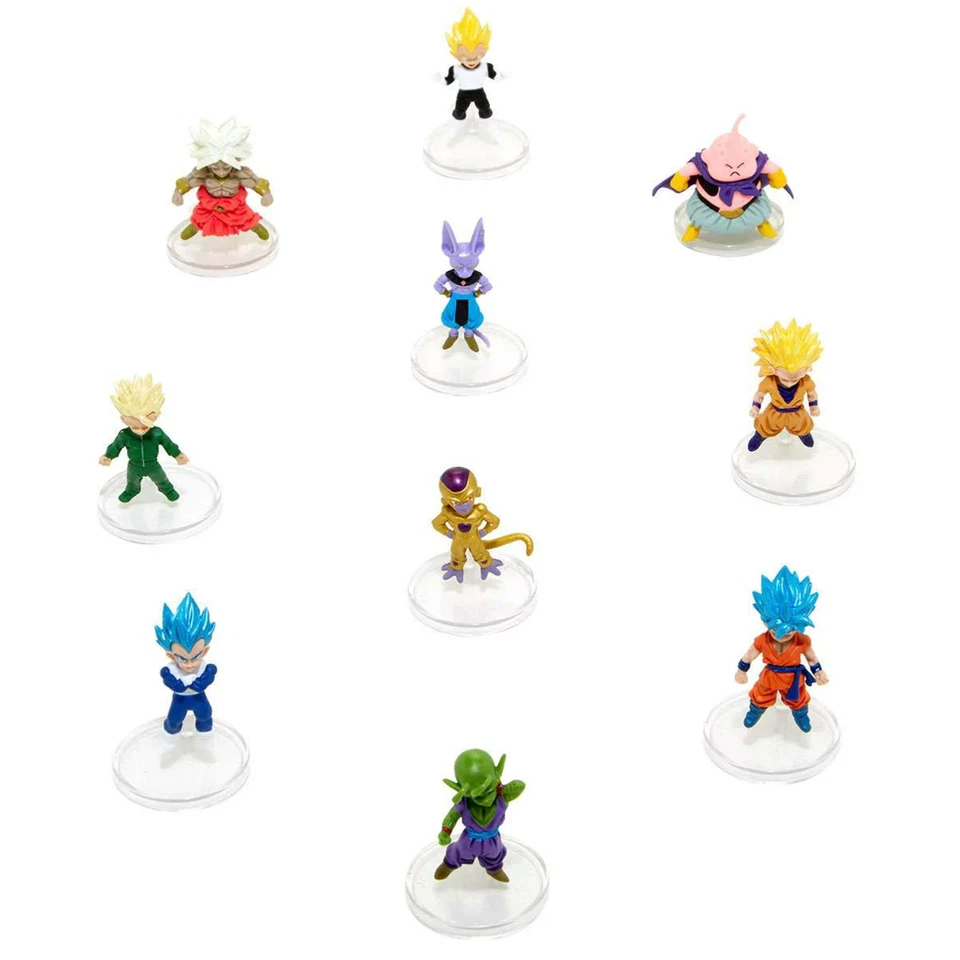 BANDAI DRAGON BALL SUPER COLLECTIBLE FIGURE LOT OF 6 BLIND BAGS TY3064 - Image 2 of 2