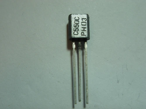 BC550C Transistor NPN 0.1A 45V 0.625W 2dB #EF24