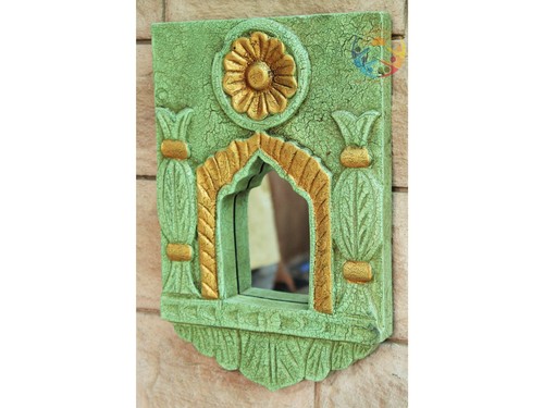 Hand carved jharokha & mirror frame for home decor hand carved - Picture 4 of 8