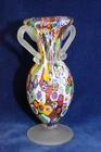 Vintage Italian MURANO Venetian Blown Glass Millefiori Miniature Vase