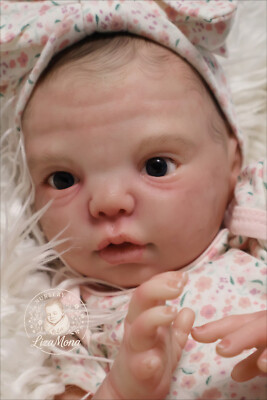 3D Haut LEILA Reborn Puppe Gracie von Donna RuBert, 21 Zoll riecht nach Areal Baby