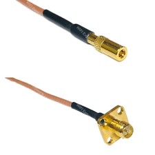 RG316 SSMB Female to RP-SMA Female Flange RF Cable Rapid-SHIP LOT