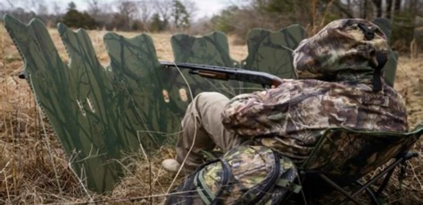 GhostBlind Phantom 35" Ground Hunting Mirror Panel Blind  6-Panel Deer Turkey - Image 2 of 2