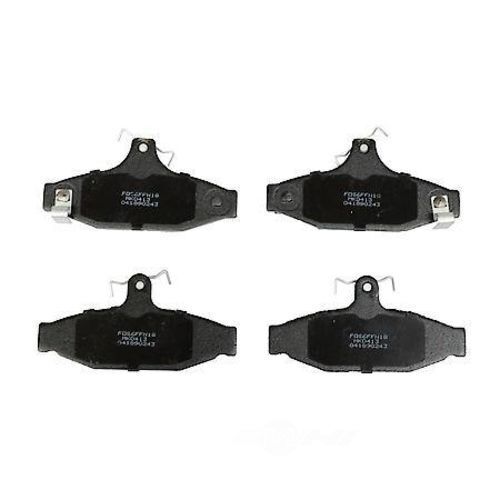 REAR Disc Brake Pad Set-Standard Semi-Metallic MKD413 Camaro Corvette Firebird