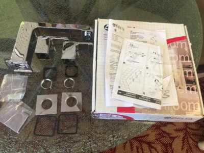 Delta 2786 Argo Roman Tub Faucet Chrome Plated Trim Kit Parts With Box