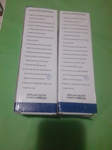 Pure H20 PH21500 2 Pack Refrigerator Water Filter Whirlpool Amana Kenmore - Picture 5 of 8