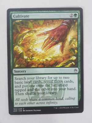 Cultivate Magic the Gathering MTG Masters 25 Green Common